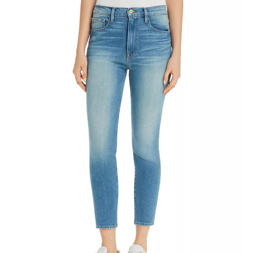 FRAME Ali High Rise Cigarette in Opus Jeans Sz 26